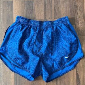 Nike Women's Vibrant Blue Athletic Shorts